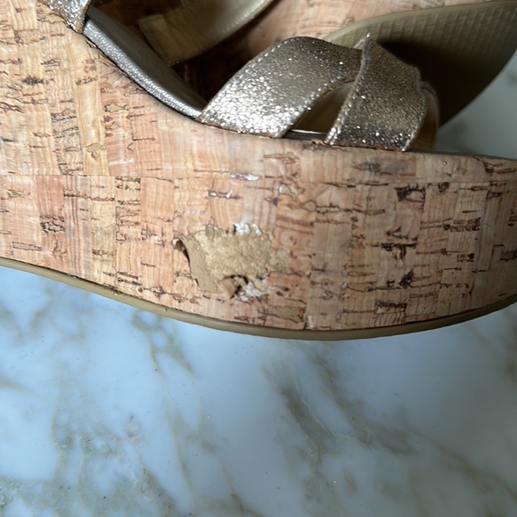Stuart Weitzman cork wedge sandal - Picture 5 of 5